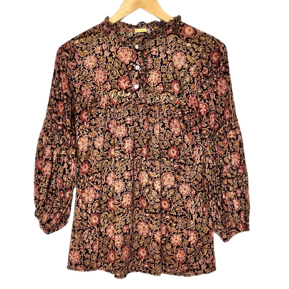 Matta Jaya Kalamkari Blouse - Picture 1 of 7